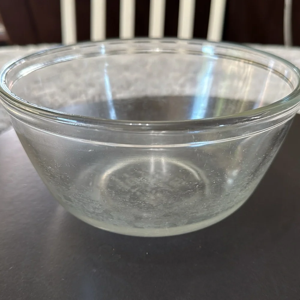 Anchor Hocking 1.5 Quart 1057 Clear Glass Mixing Bowl 7” Oven Microwave‎ Safe